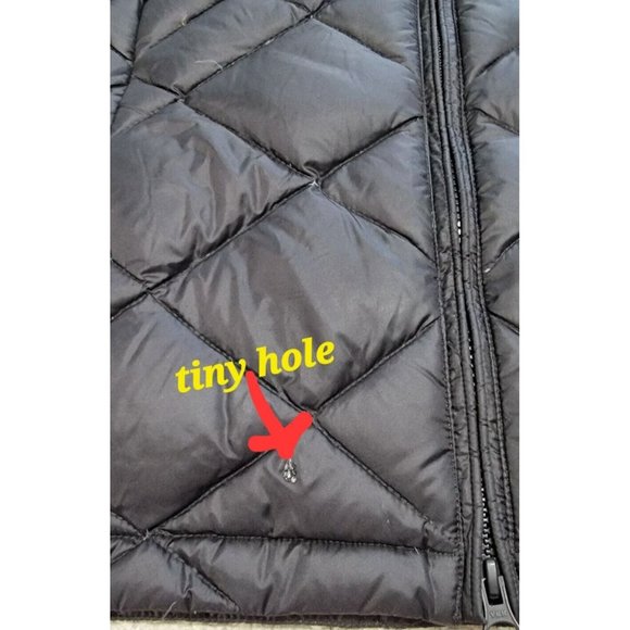 The North Face Women Black Quilted Hooded Jacket Full Zip Down Filled Size Small - Picture 2 of 16